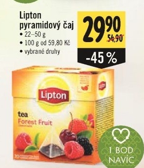 Čaj Lipton - pyramidový