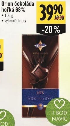 Čokoláda Mistrovská edice Orion