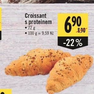 Croissant s proteinem