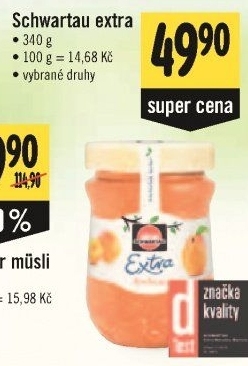 Džem výběrový Extra Schwartau