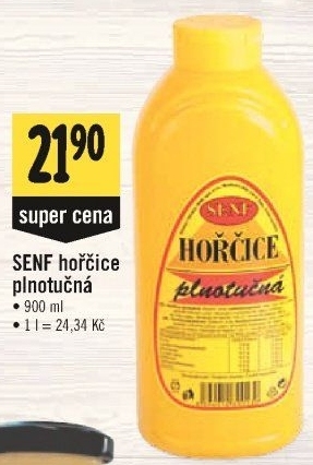 Hořčice plnotučná Senf
