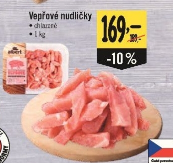 Maso vepřové nudličky Albert