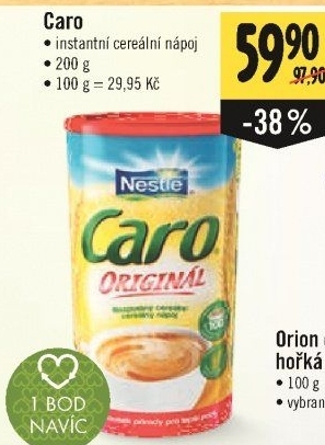 Nápoj instantní obilninový Caro Nestlé