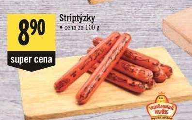 Párky kuřecí striptýzky Vodňanské kuře