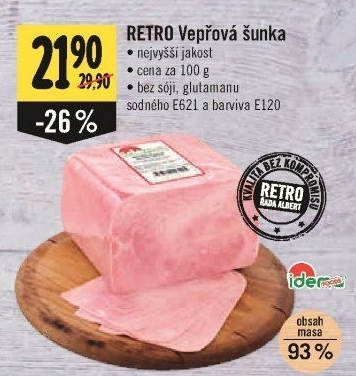 Šunka vepřová nejvyšší jakosti Albert Retro