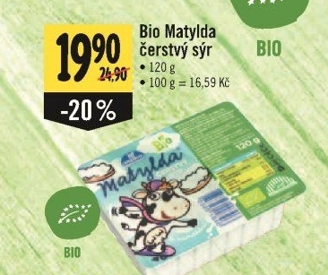 Sýr čerstvý bio Matylda Milko