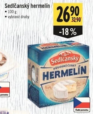 Sýr Hermelín Sedlčanský