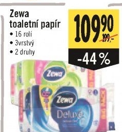 Toaletní papír 3vrstvý Deluxe Zewa