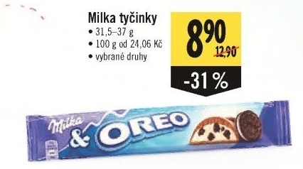 Tyčinka čokoládová Milka