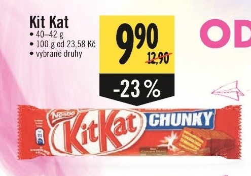 Tyčinka Kit Kat Nestlé