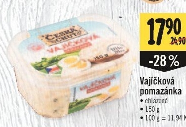 Vajíčková pomazánka Česká chuť