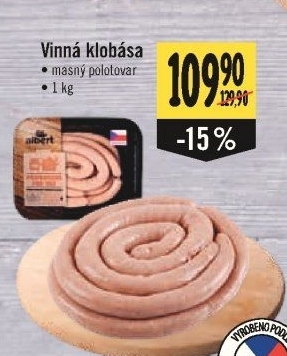 Vinná klobása Albert