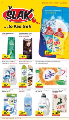 akční leták Šlak drogerie 21.1.2020-4.2.2020