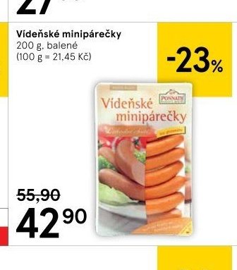Vídeňské minipárečky