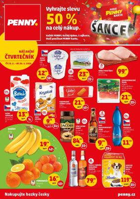 akční leták Penny Market 23.1.2020-26.1.2020