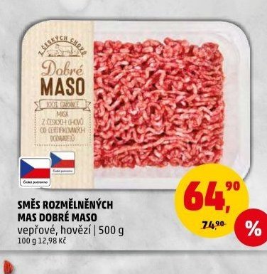 SMĚS ROZMĚLNĚNÝCH MAS DOBRÉ MASO