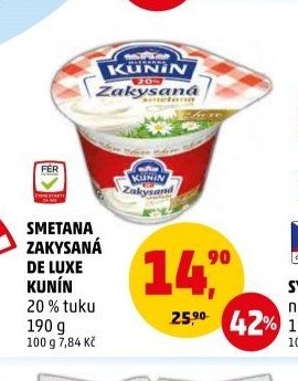 SMETANA ZAKYSANÁ DE LUXE KUNÍN