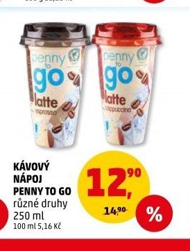 KÁVOVÝ NÁPOJ PENNY TO GO