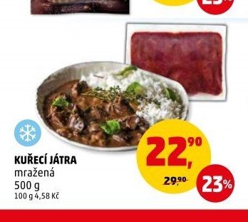 KUŘECÍ JÁTRA mražená