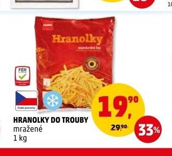 HRANOLKY DO TROUBY mražené