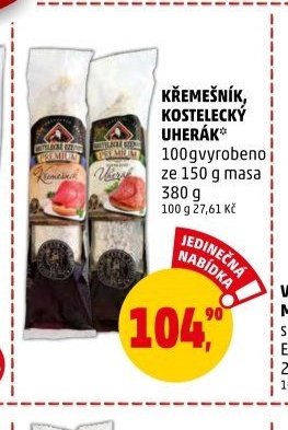 KŘEMEŠNÍK, KOSTELECKÝ UHERÁK 380 g
