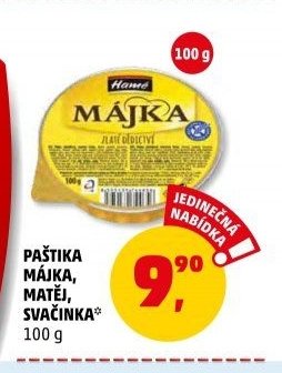 PAŠTIKA MÁJKA, MATĚJ, SVAČINKA