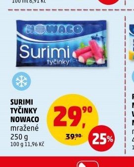 SURIMI TYČINKY NOWACO