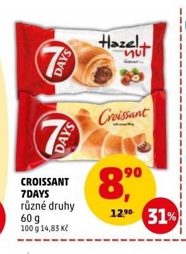 CROISSANT 7DAYS různé druhy