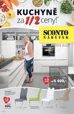 akční leták Sconto nábytek 22.1.2020-11.2.2020