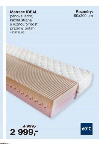 Matrace IDEAL - Sconto nábytek akcniletaky.com