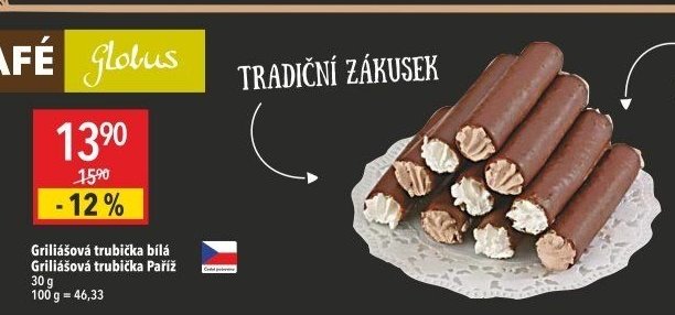 Griliášová trubička bílá, Griliášová trubička Paříž