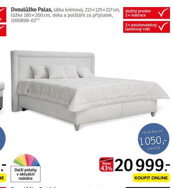 Dvoulůžko Palas - ASKO akcniletaky.com