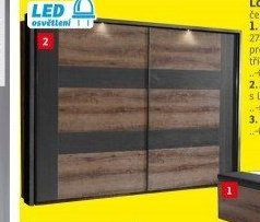 Šatní skříň Redondo - ASKO akcniletaky.com