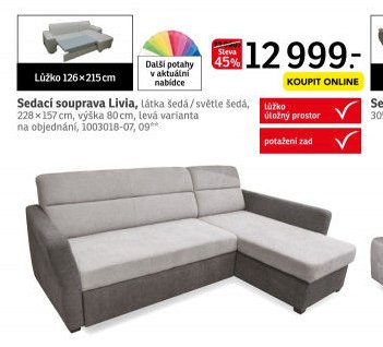Sedací souprava Livia - ASKO akcniletaky.com