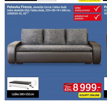 Pohovka Firenze - ASKO akcniletaky.com