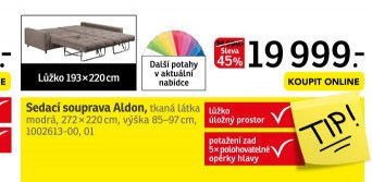 Sedací souprava Aldon - ASKO akcniletaky.com