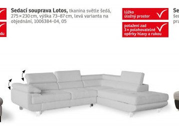 Sedací souprava Lotos - ASKO akcniletaky.com
