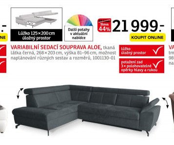 VARIABILNÍ SEDACÍ SOUPRAVA ALOE - ASKO akcniletaky.com