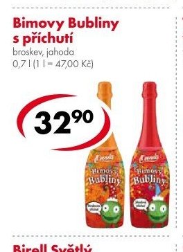 Bimovy Bubliny s příchutí 0,7 l