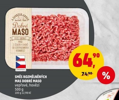 SMĚS ROZMĚLNĚNÝCH MAS DOBRÉ MASO