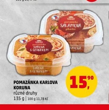 POMAZÁNKA KARLOVA KORUNA