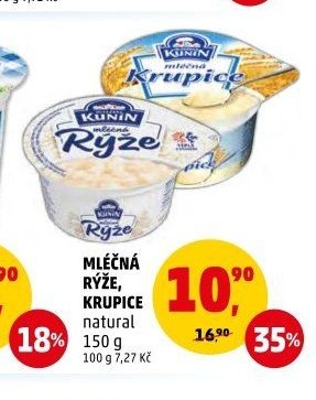 Mléčná rýže, krupice natural 150 g