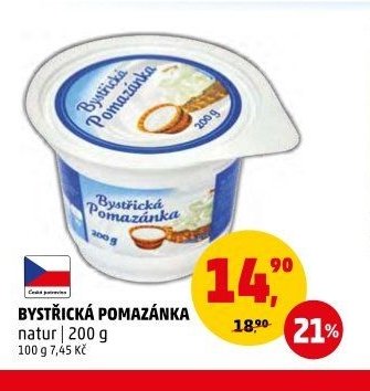 Bystřická pomazánka natur 200 g