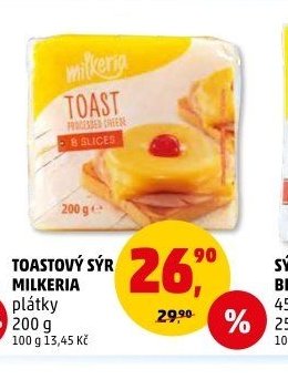 TOASTOVÝ SÝR MILKERIA