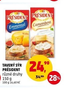 TAVENÝ SÝR PRÉSIDENT