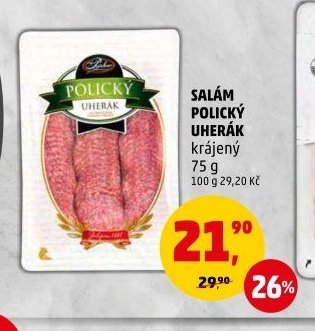 SALÁM POLICKÝ UHERÁK krájený