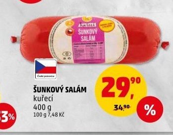 ŠUNKOVÝ SALÁM kuřecí