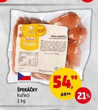 ŠPEKÁČKY kuřecí