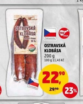 OSTRAVSKÁ KLOBÁSA