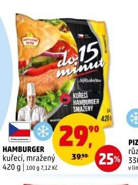 HAMBURGER kuřecí, mražený